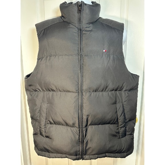 Tommy Hilfiger Other - Tommy Hilfiger Men's Puffer Vest Full Zip Padded Insulated Layering Black L